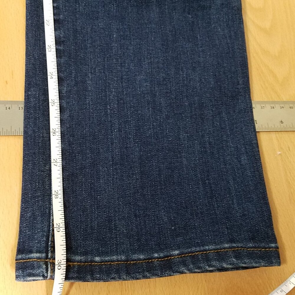 Lee Women’s Dark Wash Jeans 14M Straight Leg Mid Rise NWT!!!! - Picture 8 of 16